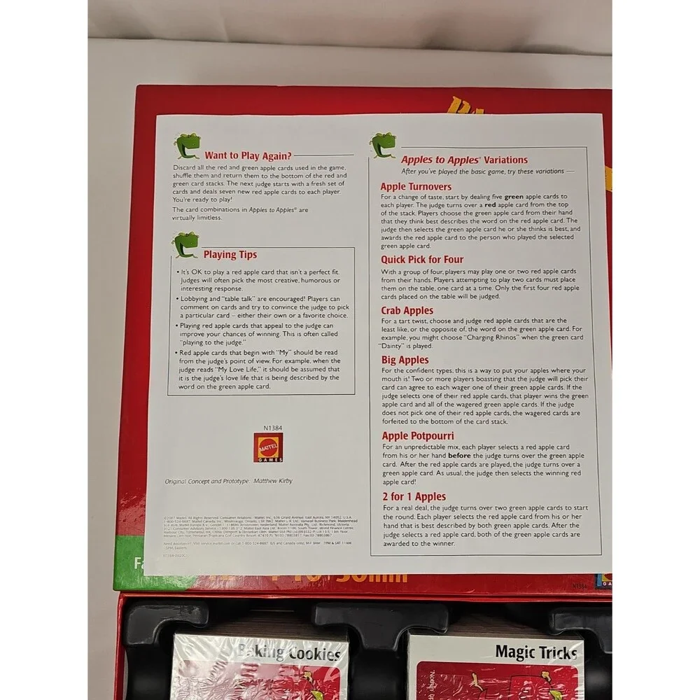 Mattel apples party